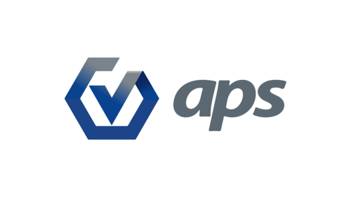 APS logo on large white background