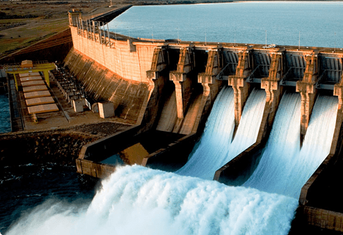 Hydroelectric power plant services.