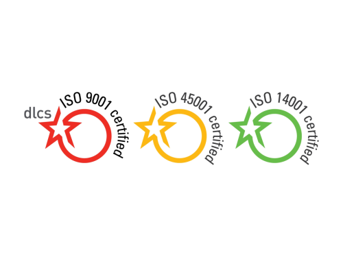 ISO 9001, ISO 45001 and ISO 14001 certified