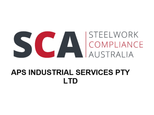 Steelwork Compliance Australia accreditation: APS Industrial Services Pty Ltd